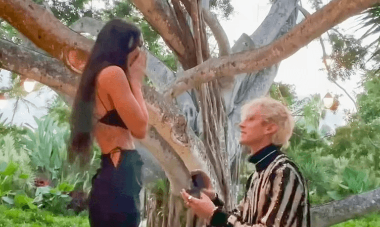 Megan Fox and Machine Gun Kelly drank each other’s blood after getting engaged Megan Fox and Machine Gun Kelly drank each other’s blood after getting engaged