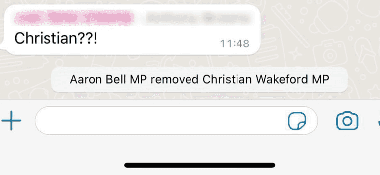 Christian Wakeford kicked out of Tory WhatsApp groups Christian Wakeford kicked out of Tory WhatsApp groups