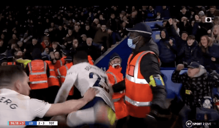 Hojbjerg saves Steven Bergwijn from certain red card after last-minute winner Hojbjerg saves Steven Bergwijn from certain red card after last-minute winner