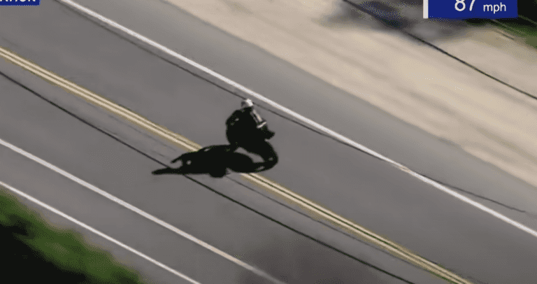 Motorcyclist dies in crash live on TV while trying to escape police Motorcyclist dies in crash live on TV while trying to escape police