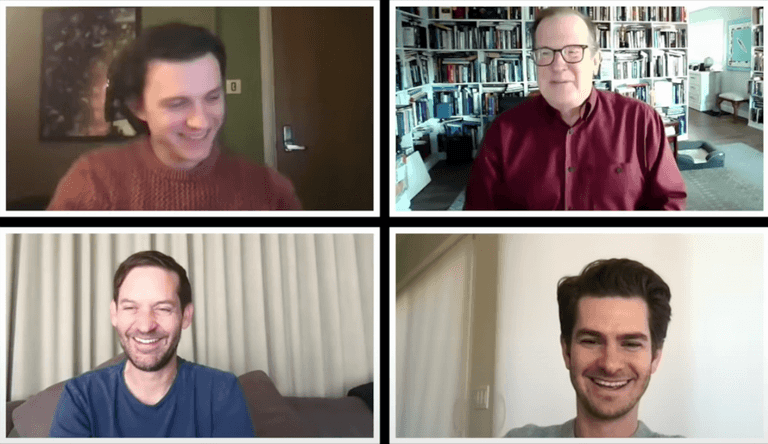 Tom Holland, Andrew Garfield and Tobey Maguire reunite for first time since No Way Home Tom Holland, Andrew Garfield and Tobey Maguire reunite for first time since No Way Home