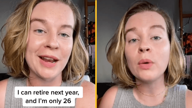 Woman who saved enough to retire by 26 reveals three golden rules she stuck to Woman who saved enough to retire by 26 reveals three golden rules she stuck to