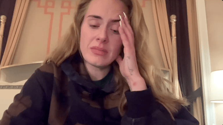 Adele breaks down as she postpones Las Vegas residency day before show Adele breaks down as she postpones Las Vegas residency day before show