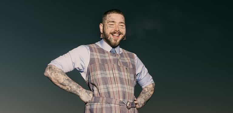 Post Malone praised for posing in a dress for Billboard magazine Post Malone praised for posing in a dress for Billboard magazine