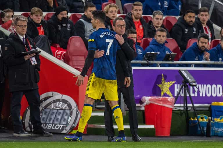 Ralf Rangnick backs decision to sub Ronaldo during Brentford game Ralf Rangnick backs decision to sub Ronaldo during Brentford game