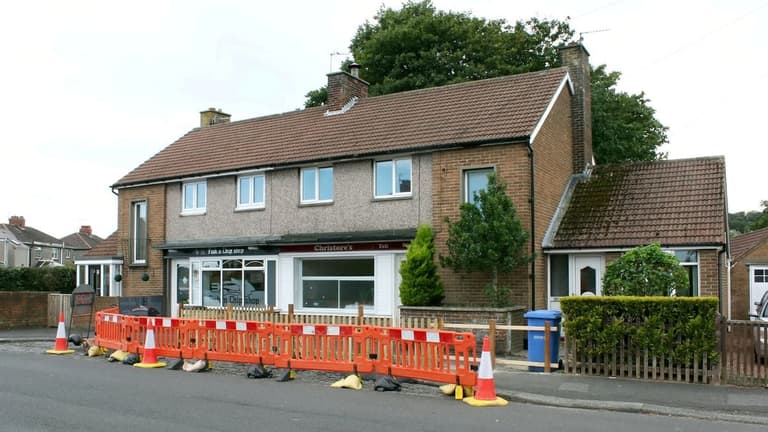 Couple who built 4ft fence to block chippy queues selling home for £105,000 loss Couple who built 4ft fence to block chippy queues selling home for £105,000 loss