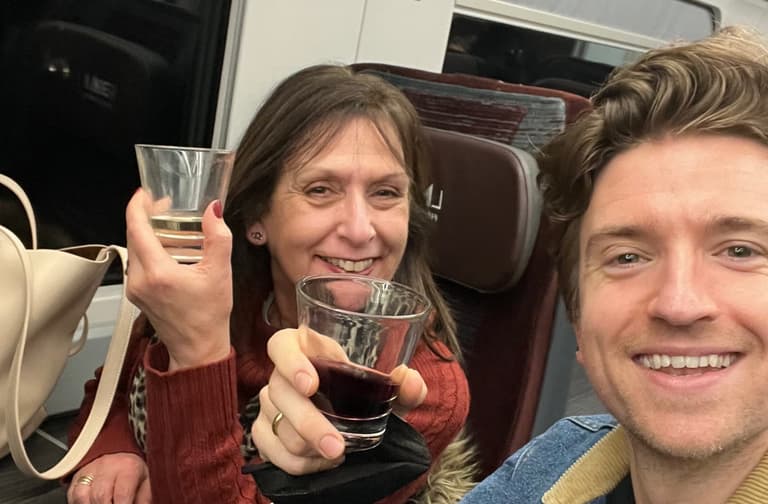 Mum thought she was sitting next to Greg James on train so her daughter tweeted DJ to check Mum thought she was sitting next to Greg James on train so her daughter tweeted DJ to check