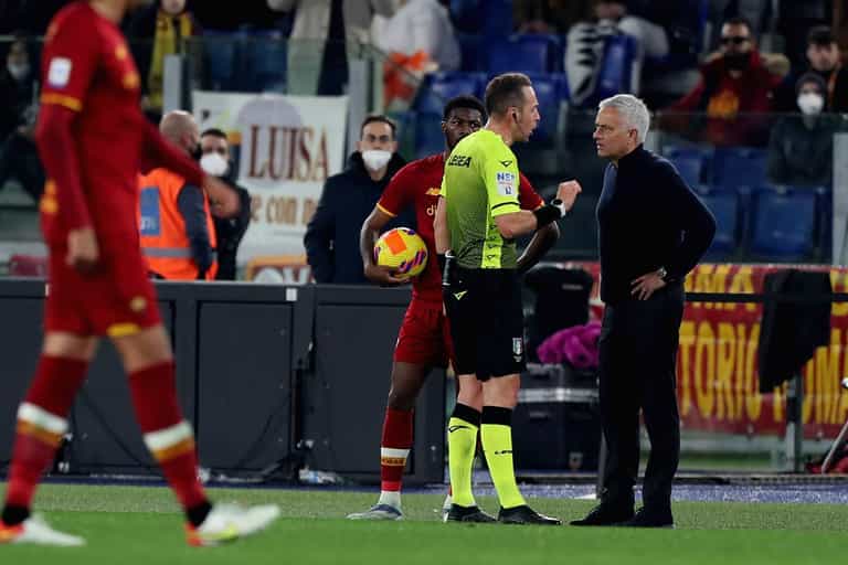 José Mourinho given two-match touchline ban and €20k fine for sending off vs Verona José Mourinho given two-match touchline ban and €20k fine for sending off vs Verona