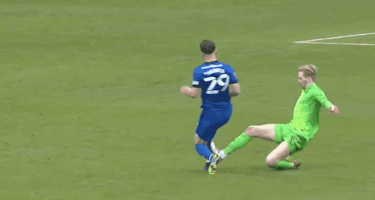 Caoimhin Kelleher somehow escapes red card during Liverpool vs Cardiff cup tie Caoimhin Kelleher somehow escapes red card during Liverpool vs Cardiff cup tie