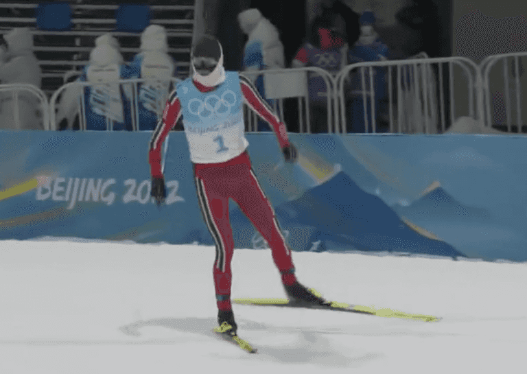 Norwegian skiier loses 44 second lead after going wrong way down course Norwegian skiier loses 44 second lead after going wrong way down course