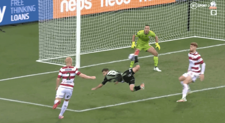 A-League defender scores Puskas contender with outrageous scorpion kick A-League defender scores Puskas contender with outrageous scorpion kick