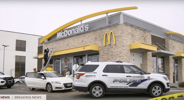 Dad orders four-year-old ‘to shoot cops at McDonald’s drive-thru’ Dad orders four-year-old ‘to shoot cops at McDonald’s drive-thru’