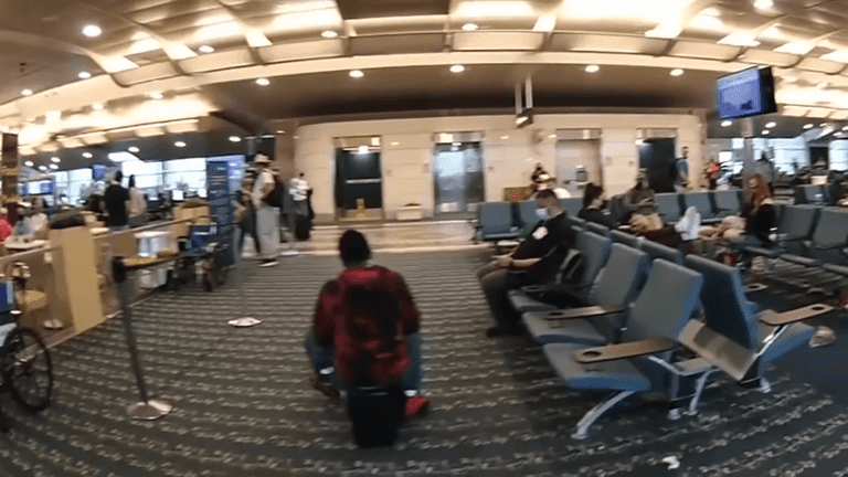 Drunk woman sparks police chase after getting on motorised suitcase Drunk woman sparks police chase after getting on motorised suitcase