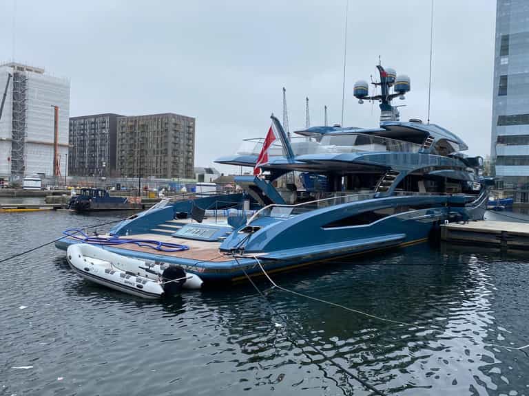 Russian businessman’s superyacht named Phi worth £38m seized in London Russian businessman’s superyacht named Phi worth £38m seized in London