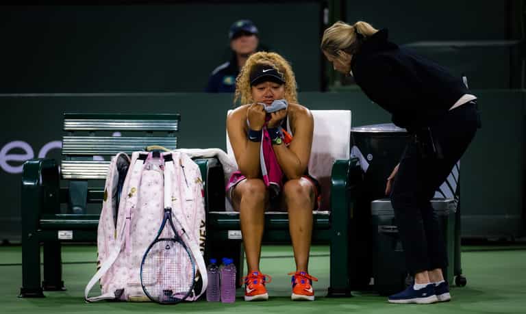 Naomi Osaka reduced to tears after being heckled by crowd Naomi Osaka reduced to tears after being heckled by crowd