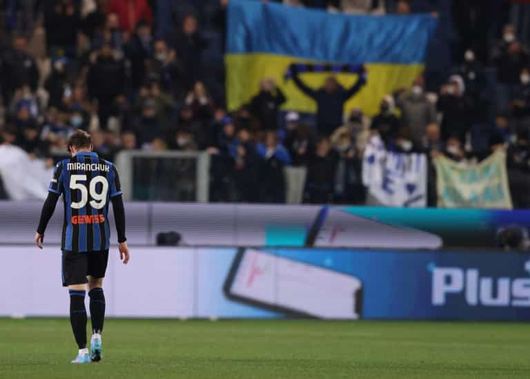 Russian international Aleksei Miranchuk refuses to celebrate goal in Atalanta win Russian international Aleksei Miranchuk refuses to celebrate goal in Atalanta win