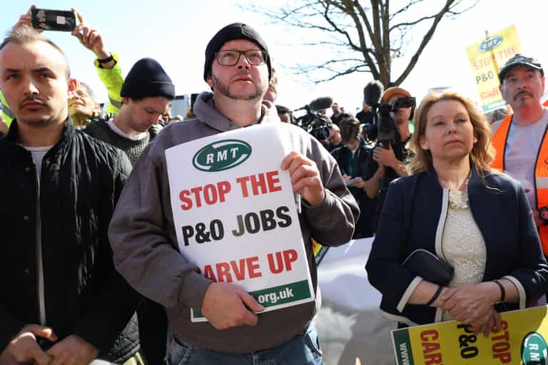 P&O will pay new workers as little as £1.80 an hour, unions claim P&O will pay new workers as little as £1.80 an hour, unions claim
