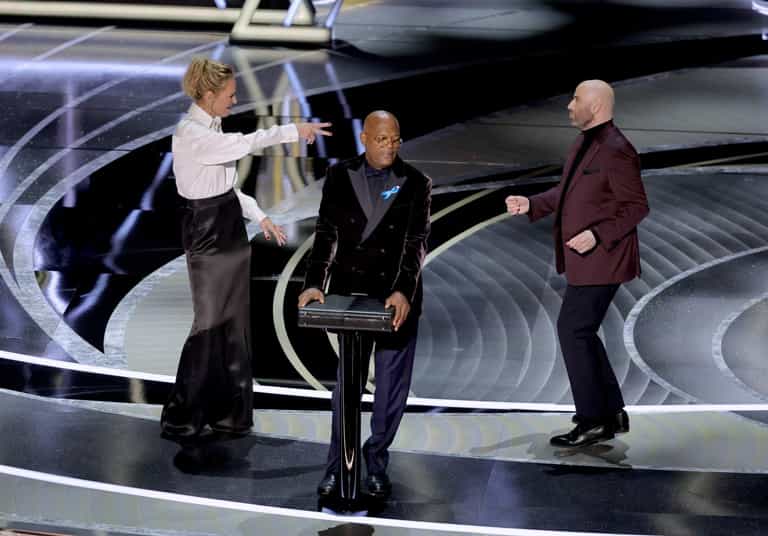 There was a Pulp Fiction reunion at the Oscars that hardly anyone noticed There was a Pulp Fiction reunion at the Oscars that hardly anyone noticed