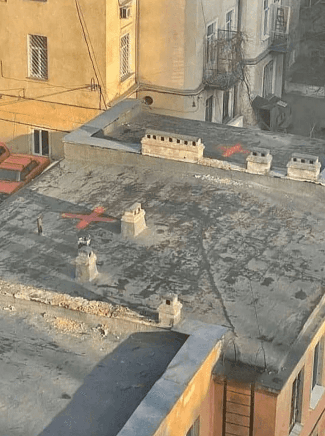 Mysterious symbols appear on Ukraine buildings ‘as target clues for Russian invaders’ Mysterious symbols appear on Ukraine buildings ‘as target clues for Russian invaders’