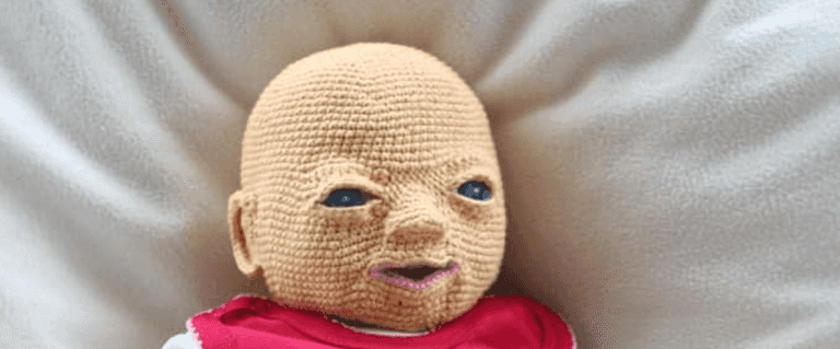Crochet babies are a thing, and they are here to give you nightmares Crochet babies are a thing, and they are here to give you nightmares