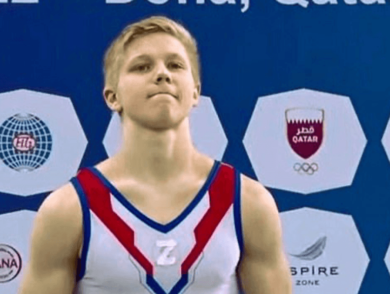 Russian athlete who wore national war symbol faces lengthy ban Russian athlete who wore national war symbol faces lengthy ban