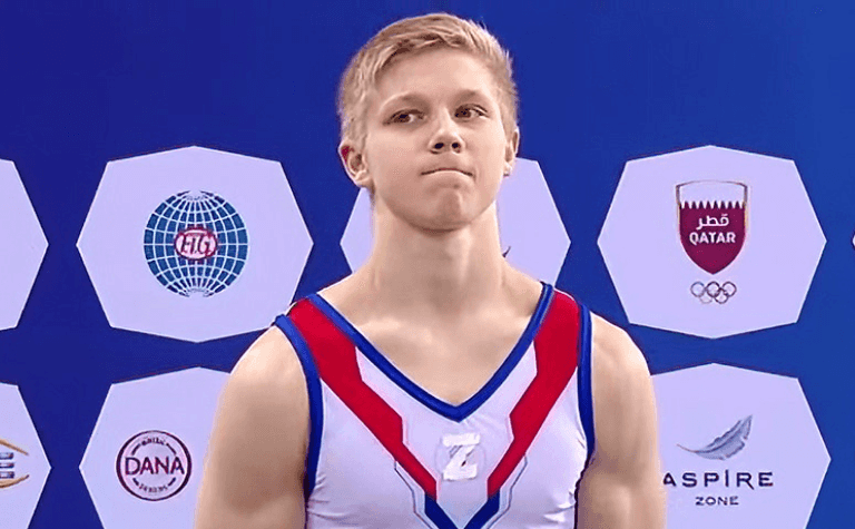 Russian gymnast says he would wear national war symbol again following backlash Russian gymnast says he would wear national war symbol again following backlash