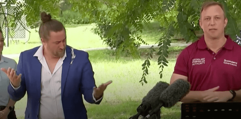 Sign language interpreter swears after owl poops on his face mid-news conference Sign language interpreter swears after owl poops on his face mid-news conference