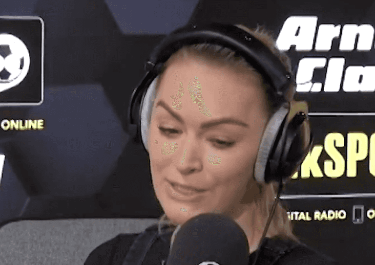 Laura Woods destroys Gabby Agbonlahor over Arsenal celebration debate Laura Woods destroys Gabby Agbonlahor over Arsenal celebration debate