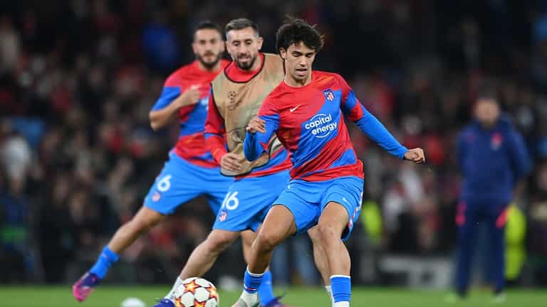 Atletico Madrid left tactics board behind after training for Man United clash Atletico Madrid left tactics board behind after training for Man United clash