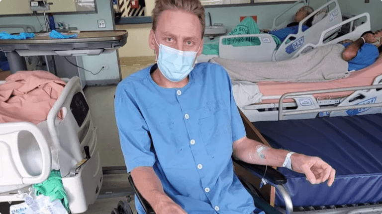 British man left fighting for his life after flesh-eating bug attacks his body British man left fighting for his life after flesh-eating bug attacks his body