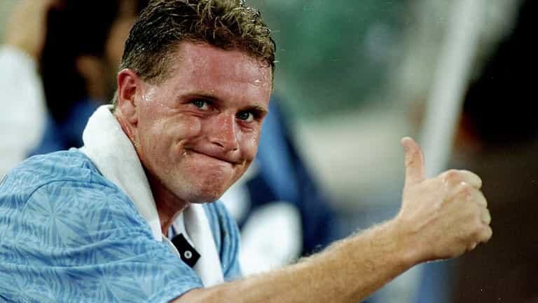 Paul Gascoigne terrified Lazio teammates by staging motorcycle accident prank Paul Gascoigne terrified Lazio teammates by staging motorcycle accident prank