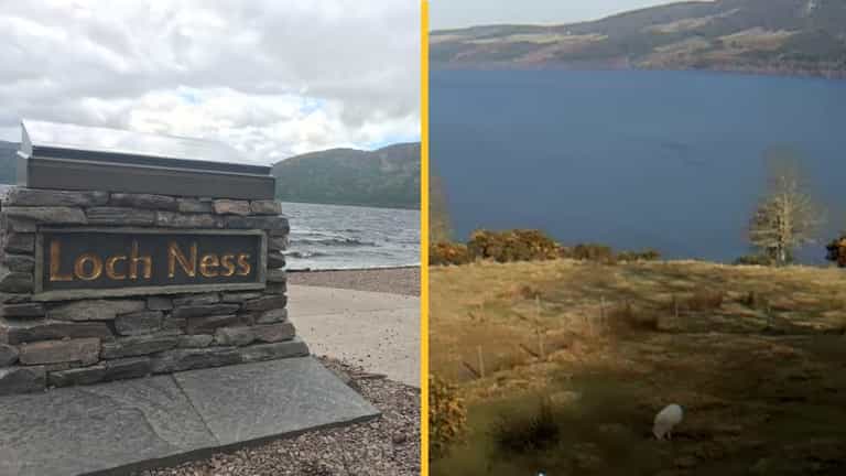 Walker claims they ‘spotted’ Loch Ness monster as pics show ‘ripple in the water’ Walker claims they ‘spotted’ Loch Ness monster as pics show ‘ripple in the water’