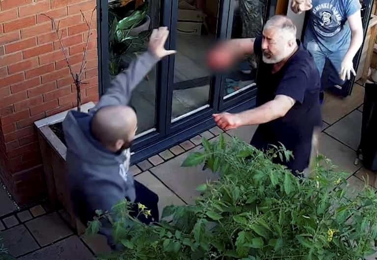 CCTV shows terrifying moment confessed killer tries to carry out a ‘massacre’ of his neighbours CCTV shows terrifying moment confessed killer tries to carry out a ‘massacre’ of his neighbours