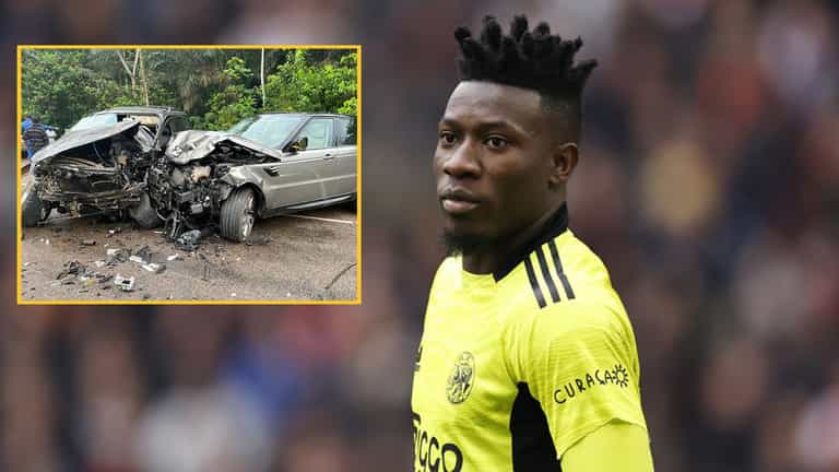 Andre Onana involved in car crash ahead of World Cup play-off Andre Onana involved in car crash ahead of World Cup play-off