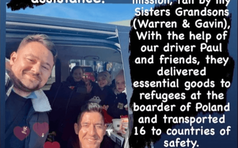 Sir Rod Stewart helps rescue 16 Ukrainian refugees Sir Rod Stewart helps rescue 16 Ukrainian refugees