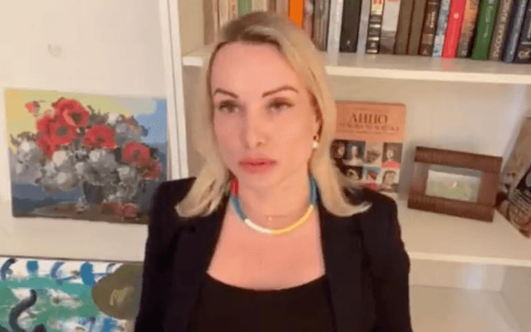 Journalist fined £210 after protest against Ukraine war on Russian state TV Journalist fined £210 after protest against Ukraine war on Russian state TV