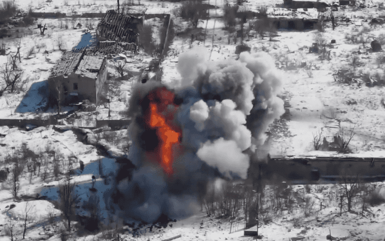 Ukrainian army says ‘game over, Russian invaders!’ as drone captures tank blown up into a fireball Ukrainian army says ‘game over, Russian invaders!’ as drone captures tank blown up into a fireball