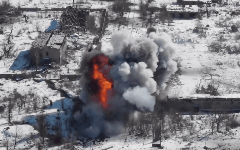 Ukrainian army says ‘game over, Russian invaders!’ as drone captures tank blown up into a fireball Ukrainian army says ‘game over, Russian invaders!’ as drone captures tank blown up into a fireball