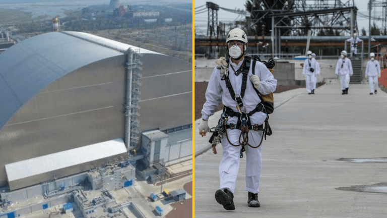 Chernobyl protective shield ‘can no longer confine radiation’, UN Nuclear watchdog says Chernobyl protective shield ‘can no longer confine radiation’, UN Nuclear watchdog says