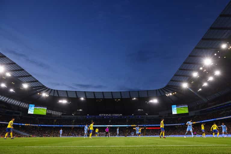 Man City mock Man United fans with pile of dung outside Etihad Man City mock Man United fans with pile of dung outside Etihad