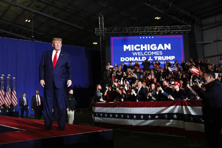 Donald Trump boasts about winning Michigan ‘Man of the Year’ award – but it doesn’t seem to exist Donald Trump boasts about winning Michigan ‘Man of the Year’ award – but it doesn’t seem to exist