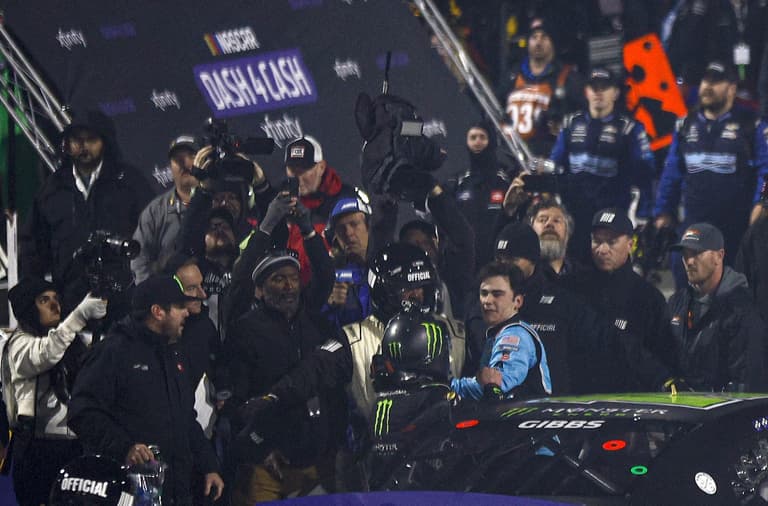 Teenaged NASCAR drivers throw fists in post-race brawl in Virginia Teenaged NASCAR drivers throw fists in post-race brawl in Virginia