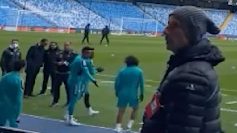 Real Madrid’s Marcelo was left devastated after walking on Man City badge Real Madrid’s Marcelo was left devastated after walking on Man City badge