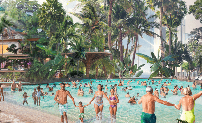 UK’s first ever all-season beach to open inside £250 million waterpark with 35 slides UK’s first ever all-season beach to open inside £250 million waterpark with 35 slides