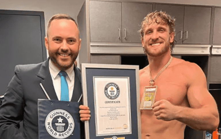 Logan Paul has now bought his way into the Guinness World Records Logan Paul has now bought his way into the Guinness World Records