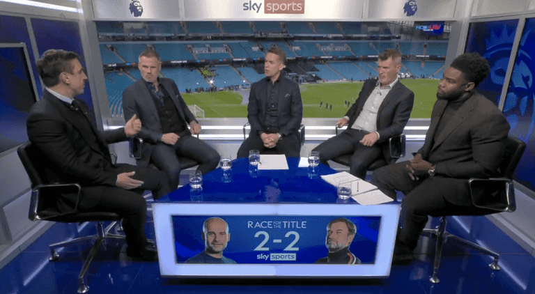Keane and Richards roast Neville about ‘dropping back’ at end of his career Keane and Richards roast Neville about ‘dropping back’ at end of his career
