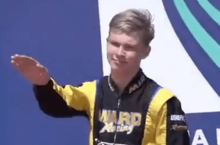 15-year-old Russian karting driver apologises for ‘unacceptable gesture’ 15-year-old Russian karting driver apologises for ‘unacceptable gesture’