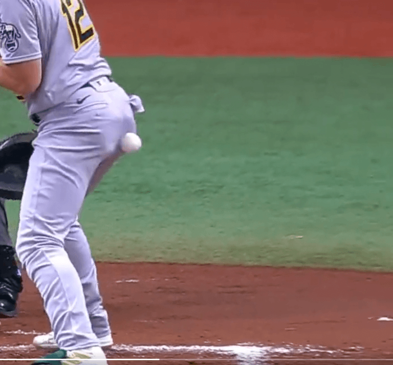 Baseball star’s butt goes viral after he uses it to deflect ball and ‘breaks the internet’ Baseball star’s butt goes viral after he uses it to deflect ball and ‘breaks the internet’