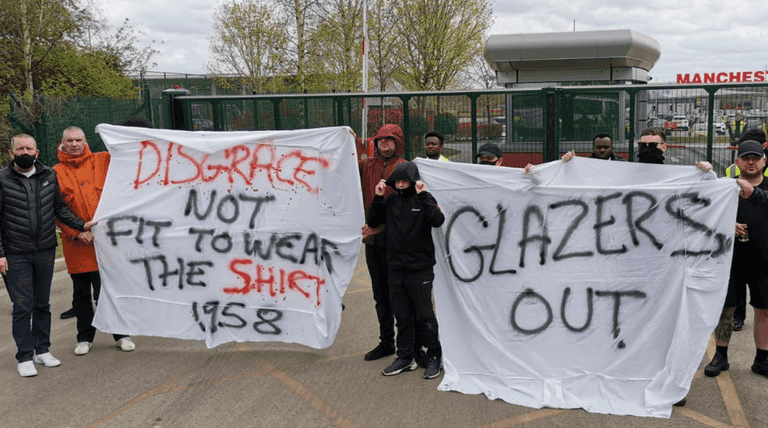 Man United forced to call police following fan protests at training ground Man United forced to call police following fan protests at training ground