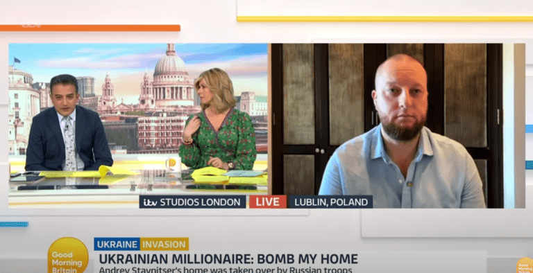 Millionaire leaks coordinates for his mansion after finding out it was a base for Russian troops Millionaire leaks coordinates for his mansion after finding out it was a base for Russian troops